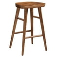 thumbnail image 3 of Saville Backless Wood Counter StoolsSet of 2 in Walnut, 3 of 10