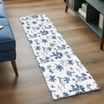 thumbnail image 3 of Blue Tropical Plant 2'x6' Runner Rugs for Hallway Kitchen Bedside Non Slip Washable, Summer Palm Trees Coastal Nautical Entryway Rug Runners with Rubber Backing, Long Carpet Runner for Laundry Room, 3 of 8