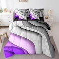 thumbnail image 1 of YST 7-Piece Geometric Stripe Bed in a Bag, Ombre Gradient Bedding Set, Twin, 1 of 4
