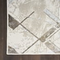 thumbnail image 4 of Nourison Glam Geometric Ivory/Grey 9' x 12' Area Rug (9x12), 4 of 9