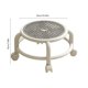 thumbnail image 3 of Pisexur Batería de cocina Taburete pequeño con ruedas y asiento bajo con ruedas giratorias de 360 grados, cómodo, transpirable y ergonómico. para la cocina del hogar, 3 of 6