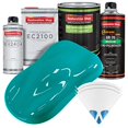 thumbnail image 2 of Restoration Shop - Bright Racing Aqua - Low V.O.C. Urethane Basecoat with European Clearcoat Auto Paint - Complete Quart Paint Color Kit - Automotive Coating, 2 of 4