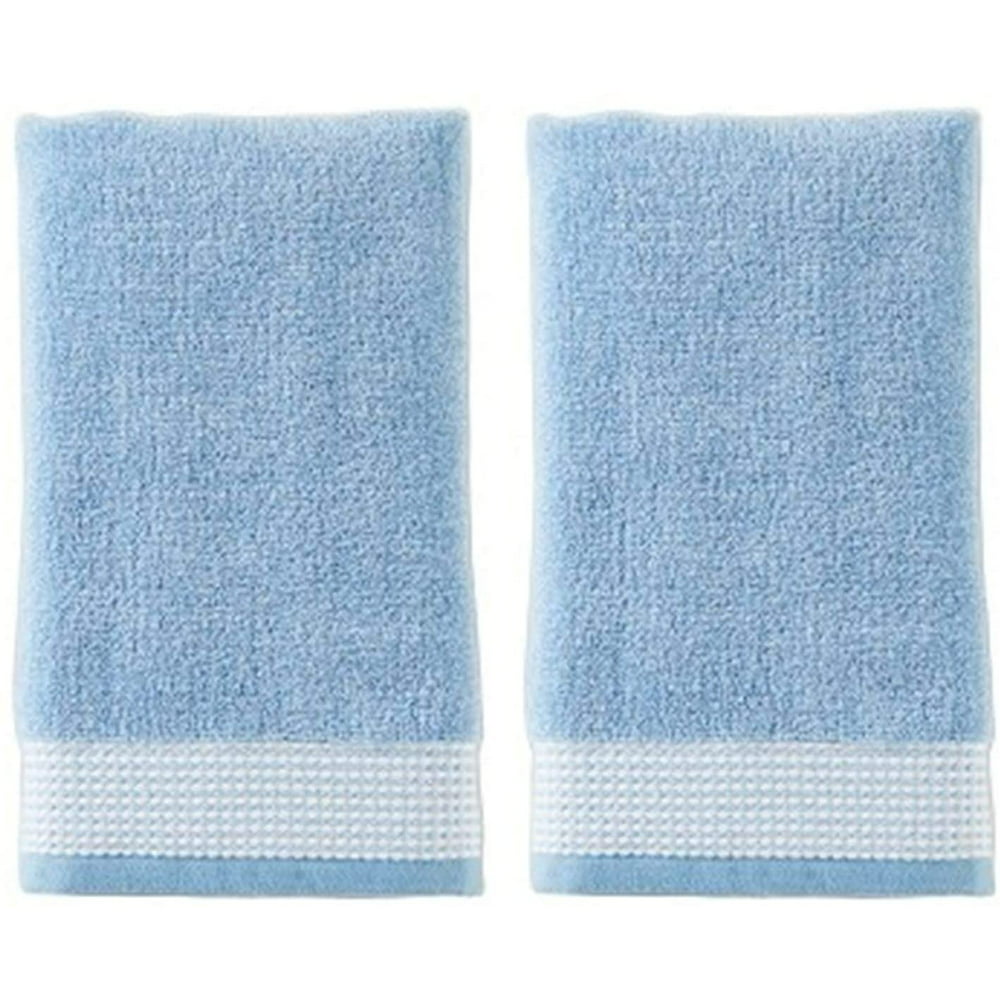 SKL Home Kali Hand Towel (2-Pack), Wedgewood, 16