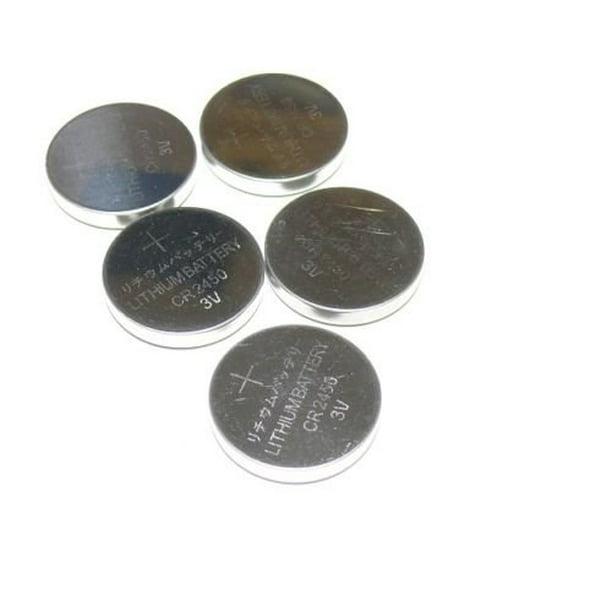 Lithium Button Cell Battery CR2450 5-Pack -STRONGER CELLS - CELLS - Walmart.com