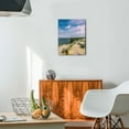 thumbnail image 4 of Coastal Wall Decor that Captivates A 12X16 Inch Canvas of a Small Beach Scene An Ideal Bedroom, Bathroom, Office, & Kitchen Seascape Wall Decoration., 4 of 7