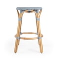 thumbnail image 6 of Butler Specialty Company Tobias Rattan Round 24" Counter Stool - Baby Blue, 6 of 8