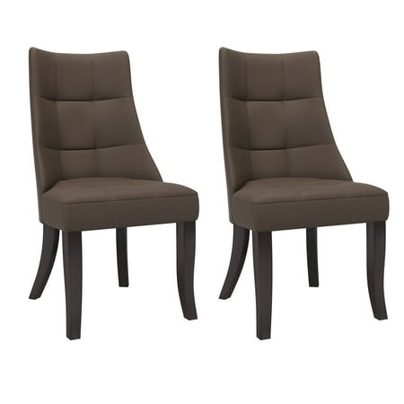 CorLiving Antonio Tufted Dining Accent Chairs, Set of 2