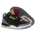 thumbnail image 4 of Air Jordan 3 CK9246-067 Sneakers Women's Black Leather Basketball Shoes PRO107 (Black,5), 4 of 5