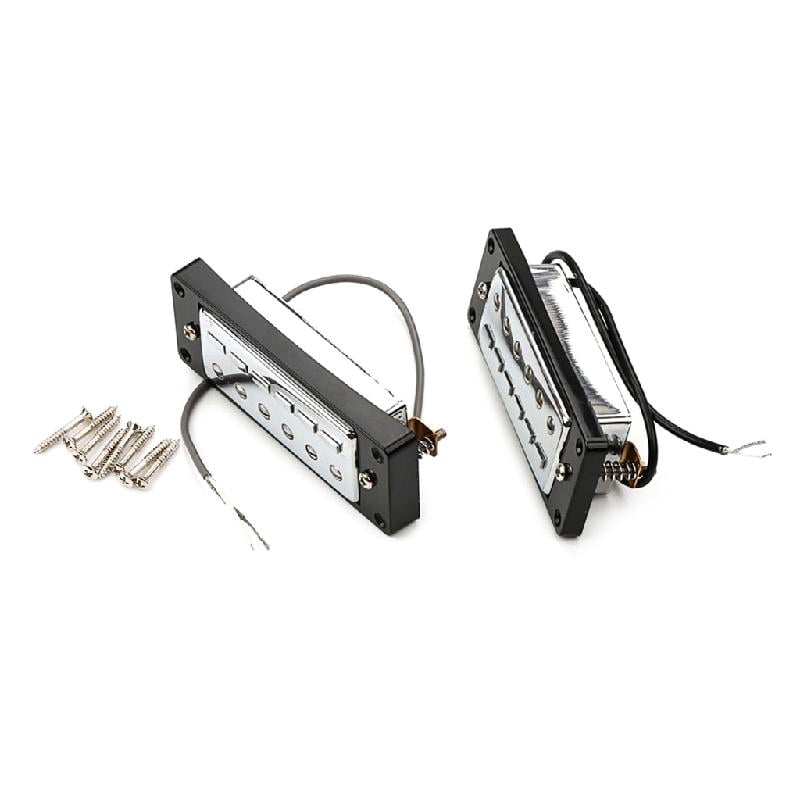 Zeiwohndc 6 String Guitar Humbuckers Pickup Replacement Electric Guitar Parts Durable