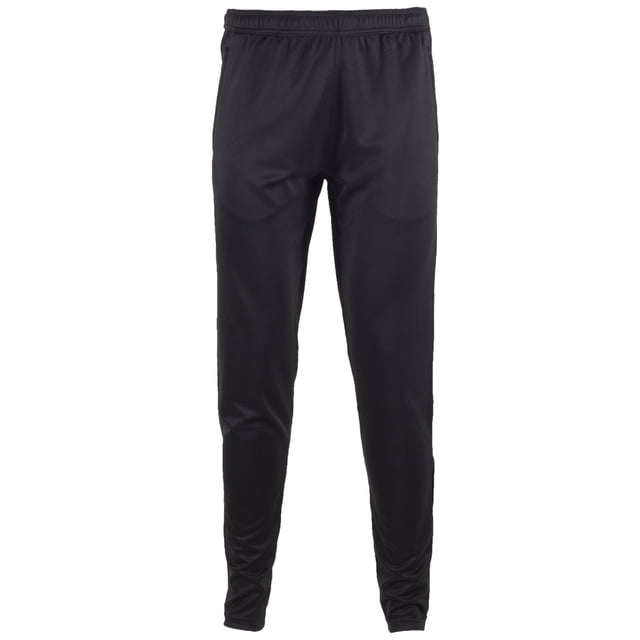 Tombo Teamsport - Pantalones de chándal de pierna estrecha para hombre (Negro)