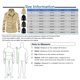 thumbnail image 2 of Men's Casual Embroidery Military Color Pocket Long Sleeve Shirt Tops 2XL, 2 of 2