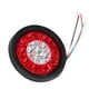 thumbnail image 2 of 12-24V 16LED Luz Trasera Redonda Rojo Blanco Color De Luz Señal De Giro Brillante Para Camiones De Remolque RV, 2 of 8