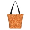 thumbnail image 3 of Fotbe Orange Glitter Pattern Beach Tote,Shoulder Handbag,Spacious Tote Bag,Lightweight Travel Bag,Versatile Shopping Bag, 3 of 9