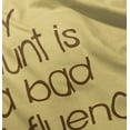 thumbnail image 5 of My Aunt is a Bad Influence Funny Cute Toddler Boy Girl T Shirt Infant Toddler Brisco Brands 18M, 5 of 6