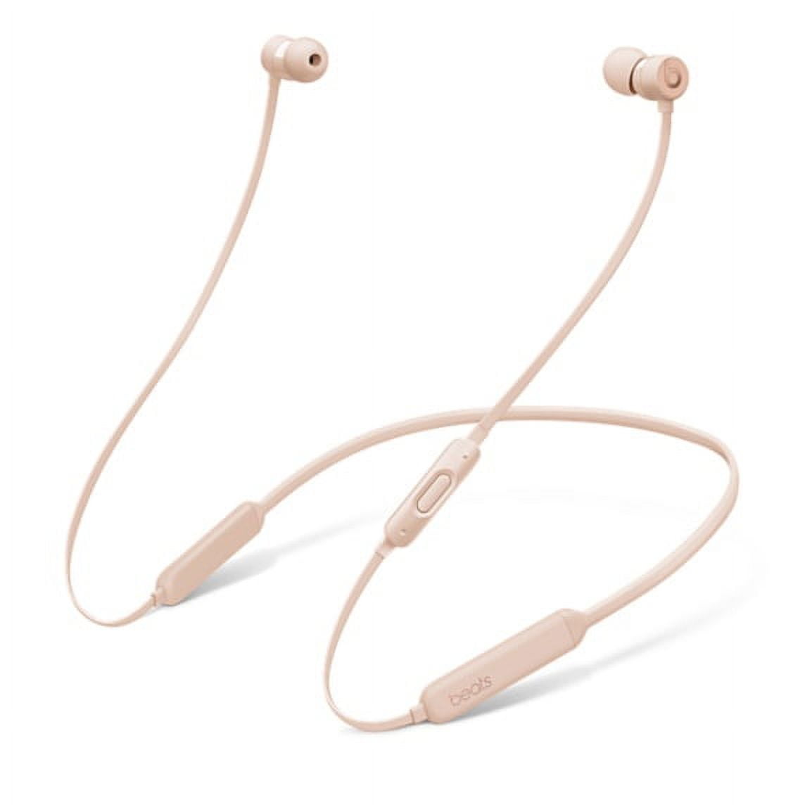 Pre-Owned Beats by Dr. Dre Beats X Bluetooth Inner Ear Headphones with Remote Control, Matte Gold, MR3L2LL/A