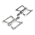 thumbnail image 1 of Pedales para bicicleta BMX 1/2 aluminio plata plateado, 1 of 5