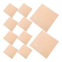 10pcs DIY Wood Panels Basswood Sheets for Cutting Unfinished Wood Craft Plywood 4mm