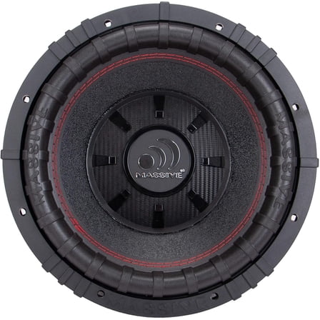 Massive 12" 1600W Max 2 Ohm DVC Subwoofer w Grill