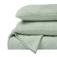 thumbnail image 2 of Superior Tanta Cotton Woven Coverlet, Queen, Sage, 2 of 11