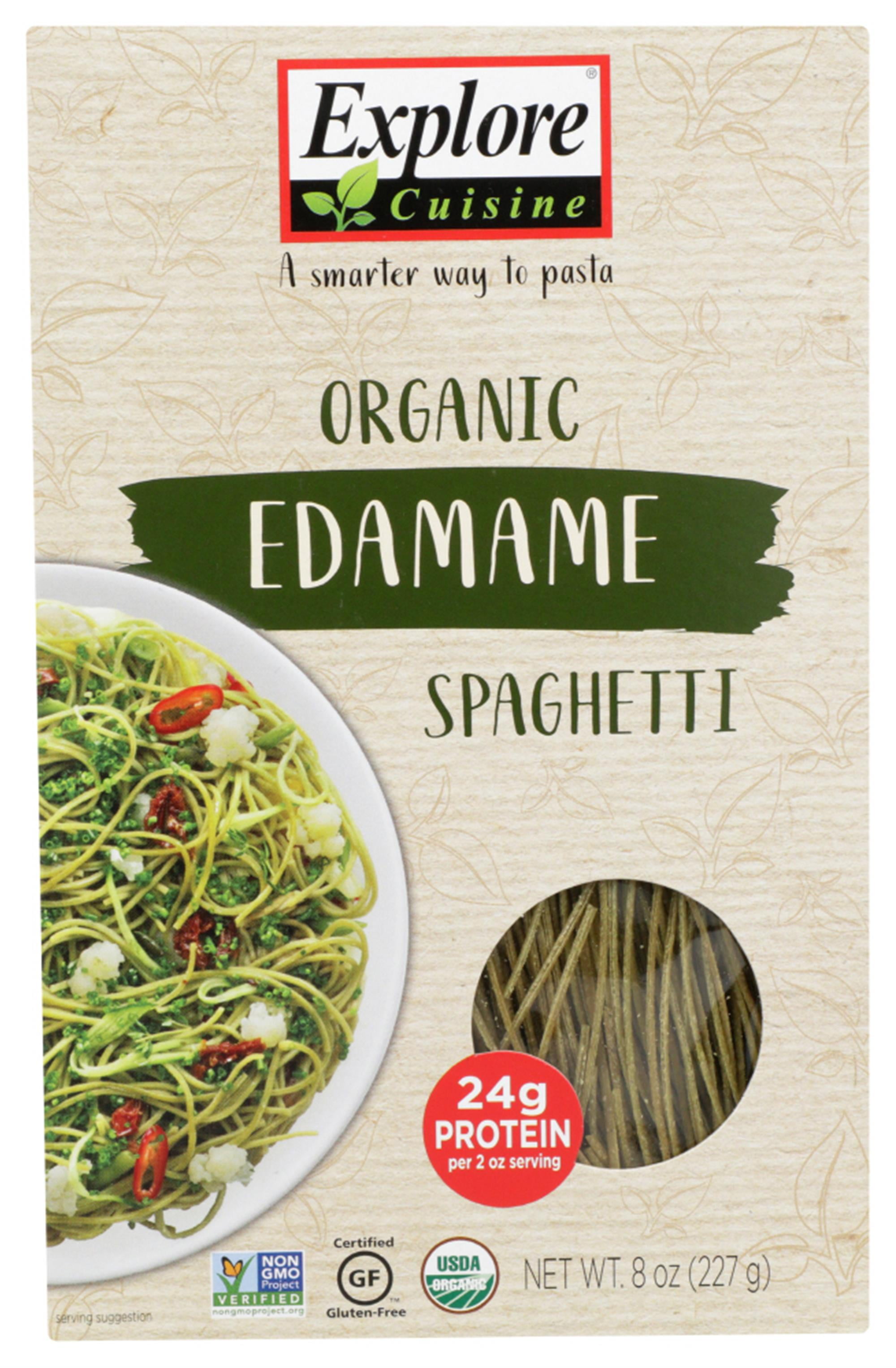 Explore Cuisine Organic Dry Edamame Spaghetti Pasta, 8oz.