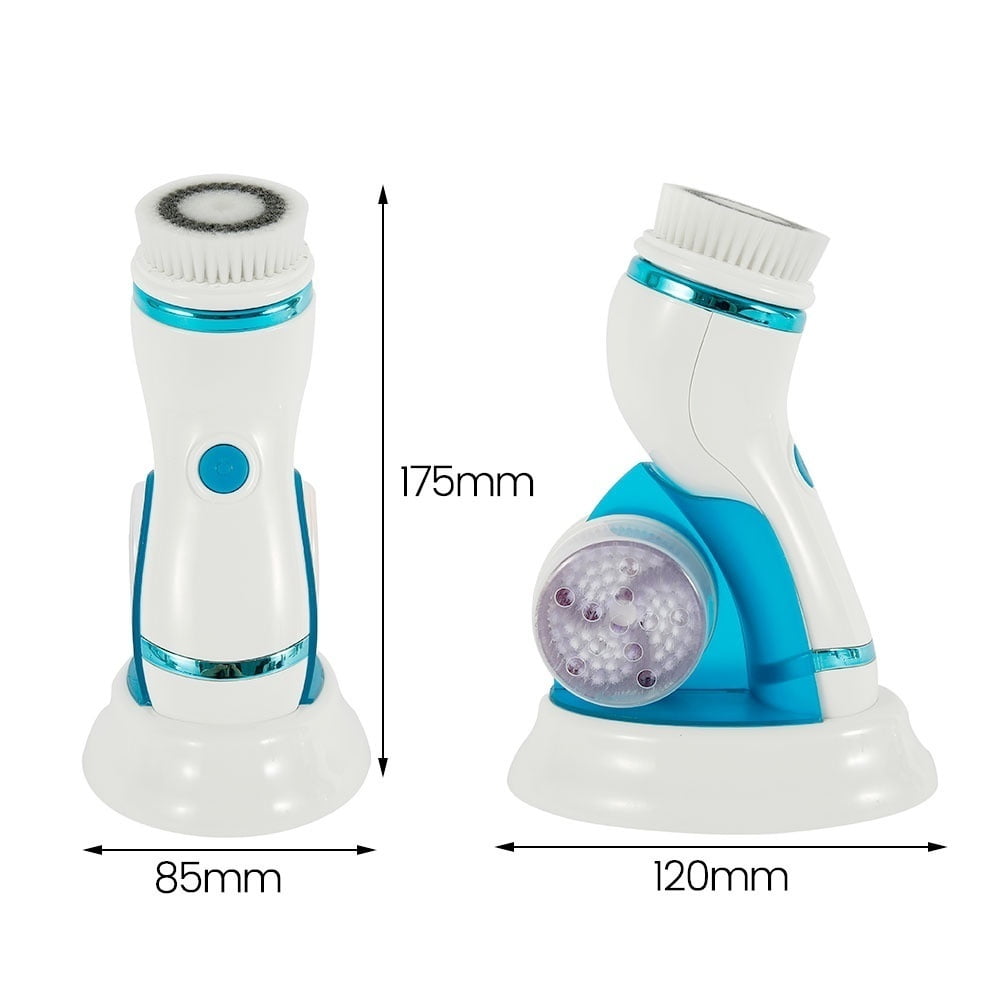 New Version Facial Cleansing Brush Rechargeable Electric Rotating Face