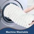 thumbnail image 6 of Soft Plush Microfiber Bathroom Rugs, Absorbent Bath Rugs Non Skid Machine Wash Dry Bath Mats for Tub,Shower and Bath Room Floor Mats (17x24inches, White), 6 of 6