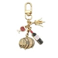 thumbnail image 1 of Llavero Wine Lover's con copa de vino, botella, barril, aleación de zinc, 1 of 2