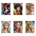 thumbnail image 1 of Kit Con Forma Especial Parcial DIY 5D Niña 30x40cm, 1 of 8