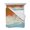 Orange, variant on Teal Coastal King Size Down Alternative Comforter, Lightweight Comforter Quilt Bedding Set with Pillow Shams Summer Beach Seaside Ocean Nautical All Seasons Bed Comforter Duvet Insert 96"x106"