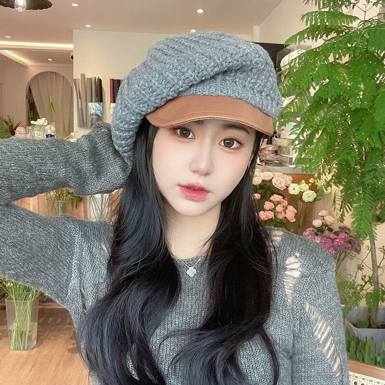 COCOpeaunt Fashion Plain Octagonal Cap Ladies Hats Autumn  display picture 1