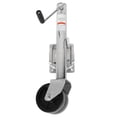 thumbnail image 1 of Cric de Remorque Pivotant pour Bateau de 1500lbs, Support Réglable à Double Roue de 6 Pouces Robuste pour ATV RV UTV avec Poignée Rotative en Acier Robuste, 1 of 7
