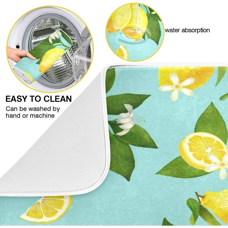 Lemon dish outlet mat