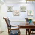 thumbnail image 5 of Coral Decor Beach Bathroom Wall Art Rustic Nautical Canvas Prints Home Decoration 4 Pcs Ocean Starfish Shell Framed Pictures Modern Vintage Sea Marine Theme Painting Kitchen Laundry Artwork 12 x 12, 5 of 6