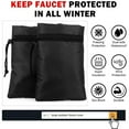 thumbnail image 3 of Large Outdoor Faucet Cover Insulation Protector, Suitable for Winter Cold Weather Outer Pipe Cover Insulation Antifreeze Protection, Antifreeze Plug Tap Socks Antifreeze(7.67 in * 5.9 in * 1.2 in), 3 of 8