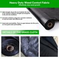 thumbnail image 6 of Garden Weed Barrier, Heavy-duty Landscape Fabric Ground Cover Durable Polyethylene Cloth Premium Weeds Control Mat for Gardening, Soil Erosion Control, and Other Outdoor Projects, 6FT x 200FT, 6 of 7