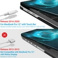 thumbnail image 5 of IBENZER 2025 2024 MacBook Pro 13 Inch Case 2025-2016 M2/M1 A2338 A2289 A2251 A2159 A1989 A1706 A1708, Hard Shell Case with Keyboard Cover for Apple Mac Pro 13 Touch Bar, Dragon, T13DRN+1, 5 of 8