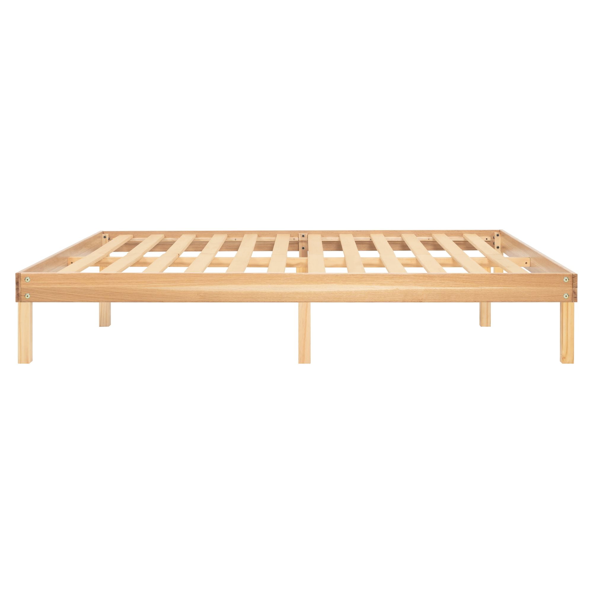 Raw wood 2024 platform bed
