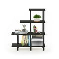 thumbnail image 2 of Furinno Turn-N-Tube 31.50"W X 11.61"D X 39.45"H 4-Shelf Freestanding Shelves, Black, 2 of 5