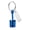 Blue, variant on Mechanical Piston Keychain For Pet Ashes Memorial Metal Pet Cremation Jewelry Holder