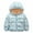 Light Blue, variant on Fesfesfes Toddler Baby Boys Girls Fall Winter Fleece Padded Jacket Hooded Zip Jacket Coat Under $10