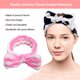 thumbnail image 5 of Diadema Minnieouse con lazo banda elástica para la cabeza banda para el sudor de franela suave accesorios para el cabello Raya roja rosa, 5 of 6