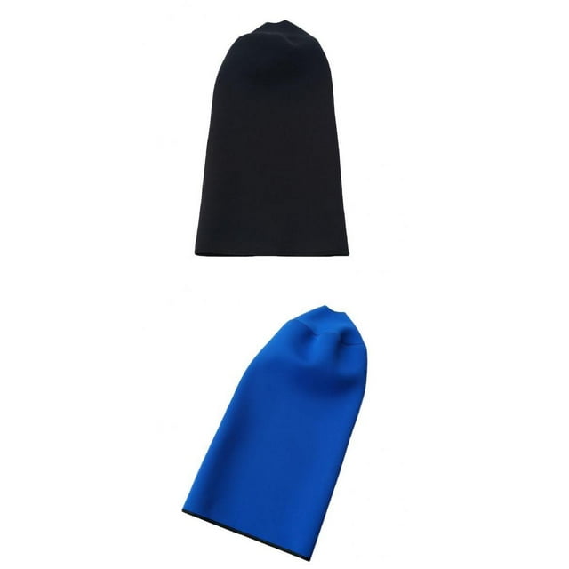 Paquete de 2 tapas para botellas de buceo, protección antideslizante para botellas, negro + azul