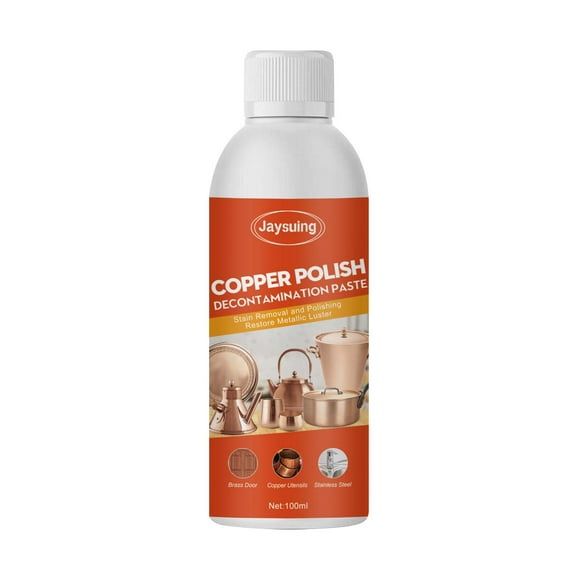 Taicans Copper Cleaner Tarnish Remover Rust,Copper and Brass Polish and Cleaner Cream,Gently Clean & Remove Tarnish without Scratching,Remover Copper Polishing Brightener Oxidized Scale Brass Cleaner