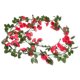 thumbnail image 1 of KAKOWELY Guirnalda de rosas artificiales de imitación, guirnalda floral de rosas falsas para fiestas y bodas., 1 of 5