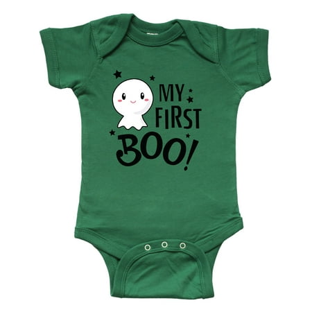 

Inktastic My 1st Boo with Cute Ghost Gift Baby Boy or Baby Girl Bodysuit