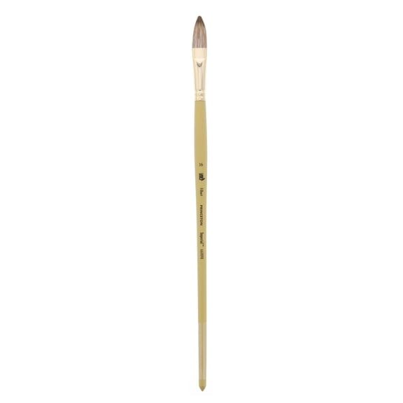Princeton Brush Imperial Synthetic Mongoose Oil & Acrylic Brush, Filbert, 16