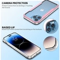 thumbnail image 3 of Allytechgroup Clear Case for iPhone 15 Pro, Slim Lightweight Hard PC Anti Yellowing Support Wireless Charging Shockproof Magnetic Back Cover for iPhone 15 Pro Women Men, Rosegold, 3 of 8