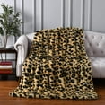thumbnail image 2 of Lochas Fluffy Blanket Plush Leopard Print Throw Blankets Soft Bed Throw for Decorative Couch Chair Sofa,50"x60", 2 of 7
