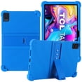 thumbnail image 2 of For TCL Tab 10 Gen 2 2023 (Model: 8496G) 10.36" Tablet PC Soft Silicone Shockproof Cover Case with Rear Kickstand Green Tab 10 Gen 2 8496G, 2 of 6