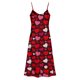 thumbnail image 2 of TaTaai Women‘s Valentine Nightgown, V-Neck Sleeveless Slit Slip Dress, Floral Printed Satin Loungewear, Summer Sleepwear Pajama Dress Gift, 2 of 8